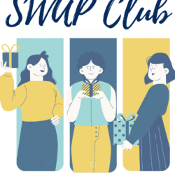 Do you like to exchange?  Join the club!  The Sewing Loft is hosting a year-long SWAP event, but spaces are limited.