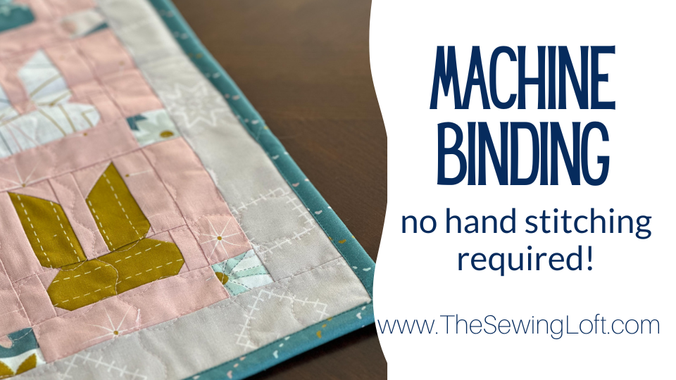 Let me show you how to machine bind your quilts like a rock star with the Edge Joining Foot.  