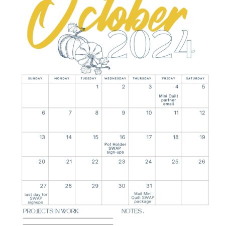 Stay organized this October with a free printable calendar.