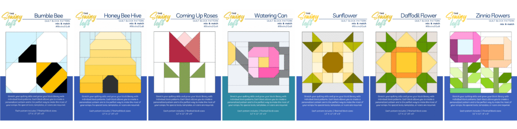 Garden Blooms Pattern Bundle - The Sewing Loft
