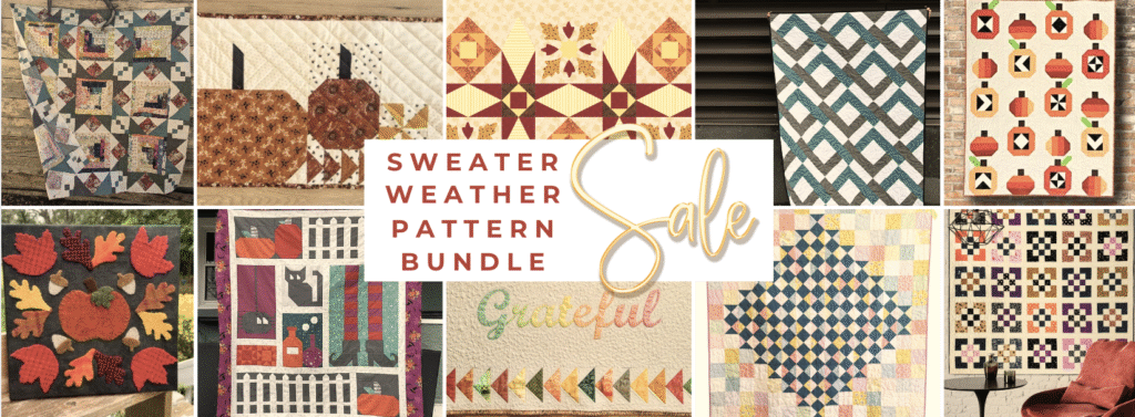 a curated collection of 10 quilt patterns from 10 incredible designers, each one ready to usher in those cozy autumn vibes.