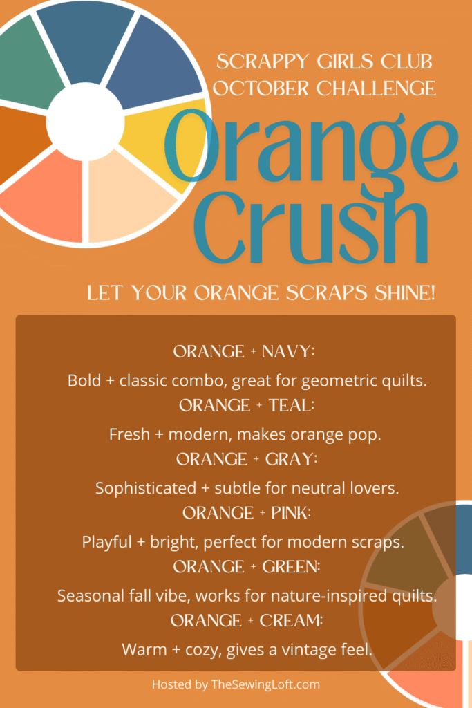 Scrappy Girls Cub October Challenge: Orange Crush