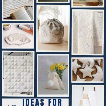 Ideas for Sewing with Neutral Fabrics. Scrappy Girls Club Sewing Challenge