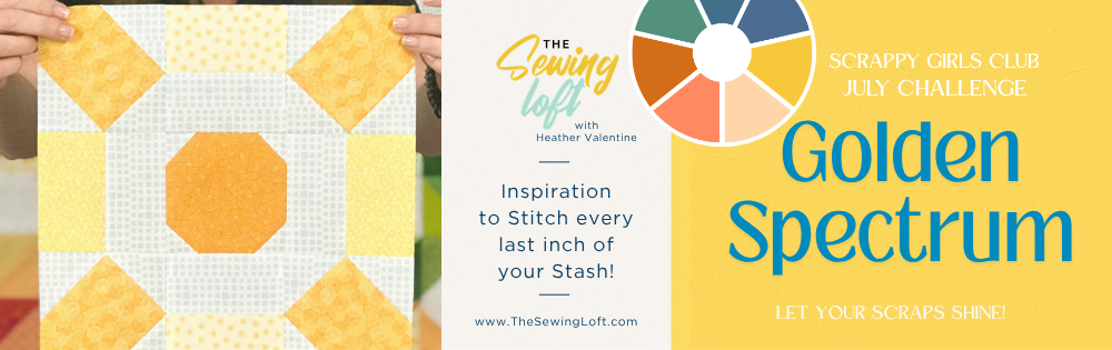Golden Spectrum sewing challenge with The Sewing Loft