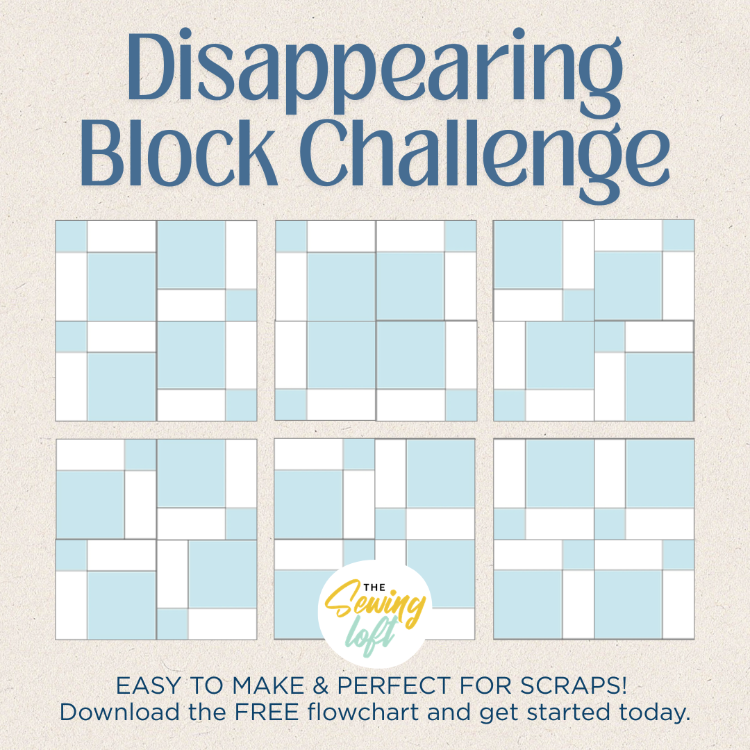The disappearing 9 patch lets you create amazing designs from a simple quilt block. Learn how to create different quilt designs with this one simple block.