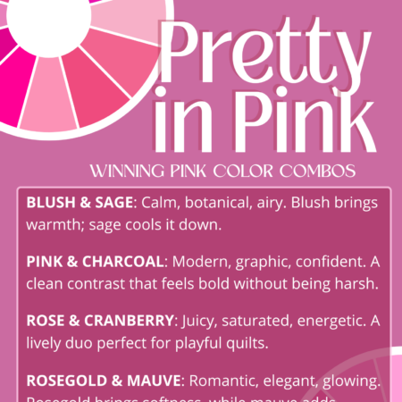 Pretty in Pink September Sewing Challenge by The Sewing Loft